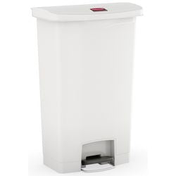 Treteimer Rubbermaid 76224030 PE (Polyethylen) weiß