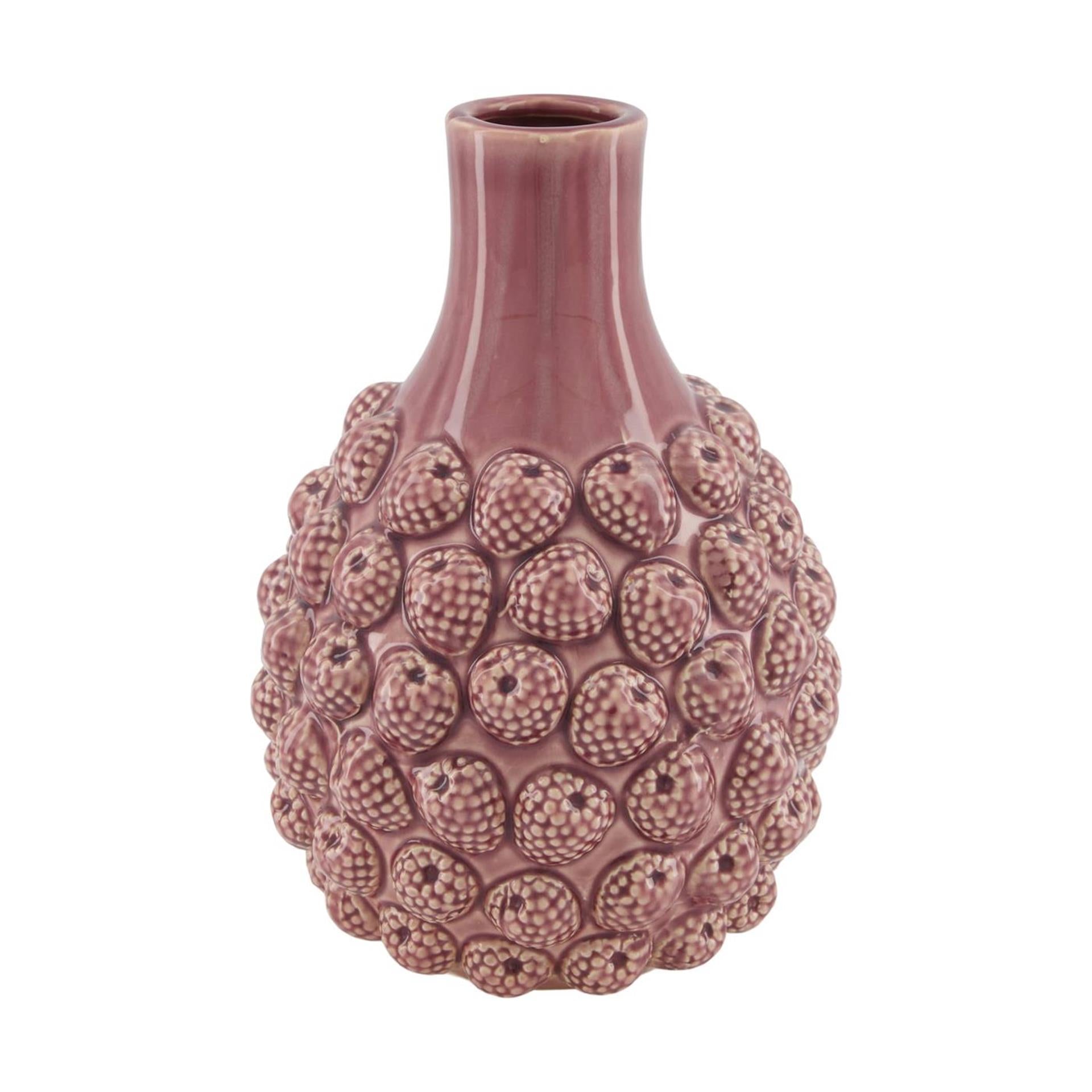 Dijk Natural Collections Vase Himbeere aus Keramik ø18,5xh27cm
