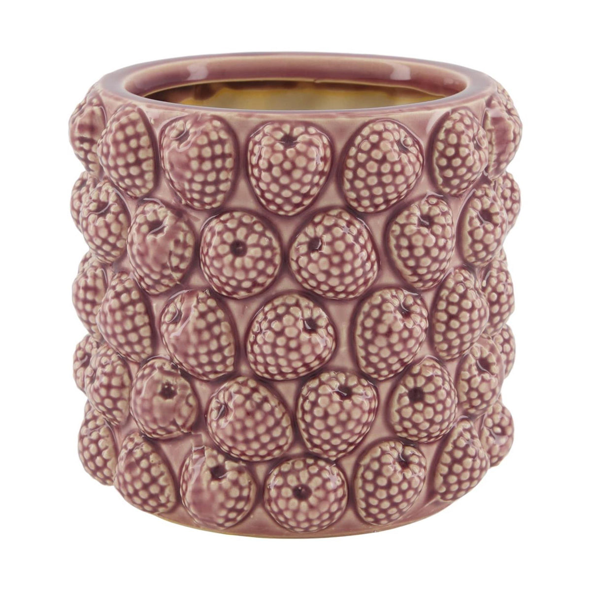 Dijk Natural Collections Blumentopf Himbeere aus Keramik ø16xh15cm