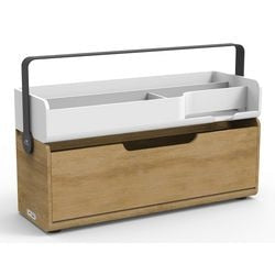 Workstation Alba DKBox 15 Zoll braun, weiß