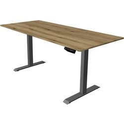 Kerkmann Sitz-Steh-Schreibtisch 10182155 move 1 anthrazit; Eiche