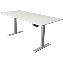 Kerkmann Sitz-Steh-Schreibtisch 10227510 move 1 weiß; Silber