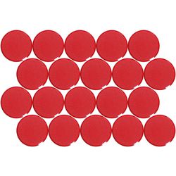 Whiteboard-Magnete Maul 6178125 rot, Packung à 20 Stück