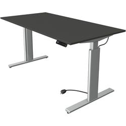 Kerkmann Sitz-Steh-Schreibtisch 10232913 Spanplatte anthrazit, silber