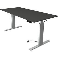 Kerkmann Sitz-Steh-Schreibtisch 10233413 Spanplatte anthrazit, silber