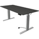 Kerkmann Sitz-Steh-Schreibtisch 10233413 Spanplatte anthrazit, silber