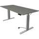 Kerkmann Sitz-Steh-Schreibtisch 10233312 Graphit-Spanplatte, Silber
