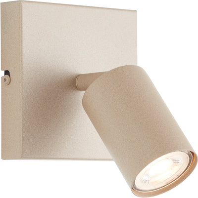 Brilliant Jello – Wandleuchte – LED GU10 1 x 5 W – 350 lm – 3000 K – dimmbar – Champagner