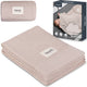 Lionelo Bambusdecke – Deluxe-Babydecke – hypoallergen – antibakteriell – antimykotisch – 100 % Bambus-Baumwolle – thermoregulierend – weich atmungsaktiv – nachhaltig – waschbar – ab der Geburt – 100 x 75 cm