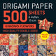 Origami-Papier 500 Blatt Kimonoblumen 6 (15 cm)
