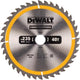 Dewalt dt1955 Kreissägeblatt – 235 x 30 x 40 t – Holz und Nichteisenmetalle