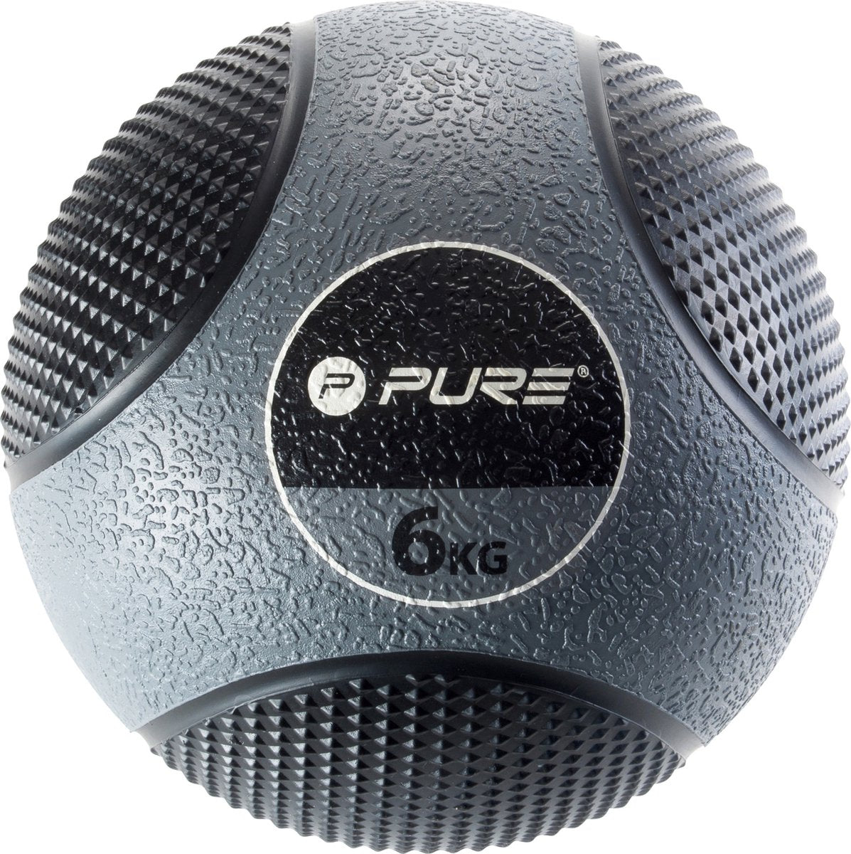 Pure2improve - Medizinball - Medizinball - 6kg - Grau