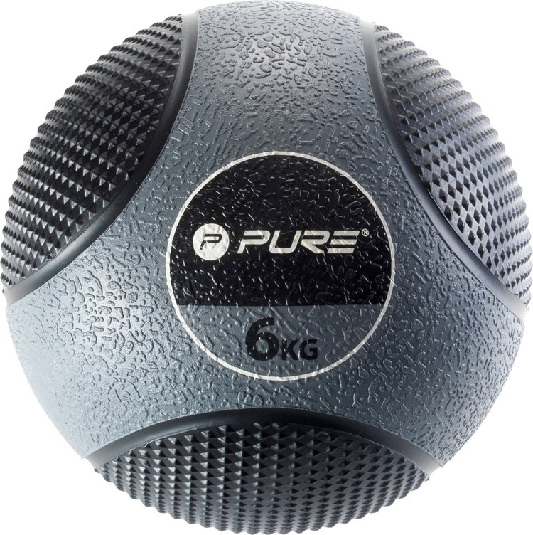 Pure2improve - Medizinball - Medizinball - 6kg - Grau