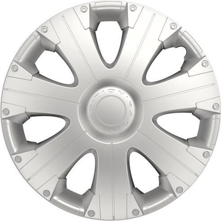 Carpoint Radkappen Racing 14 Zoll ABS Silber 4er-Set