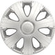 Carpoint Radkappen Racing 14 Zoll ABS Silber 4er-Set