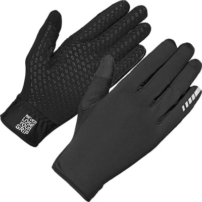 Gripgrab - Raptor Raceday winddichte Frühlings-Herbst-Fahrradhandschuhe winddicht ohne Polsterung - Schwarz - Unisex - Größe S
