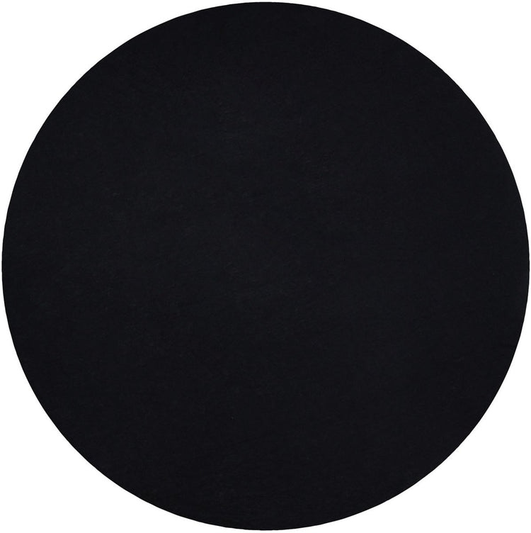 Jollein Baby-Spannbettlaken, Laufgitter-Matratze, Jersey – ø95 cm – Schwarz