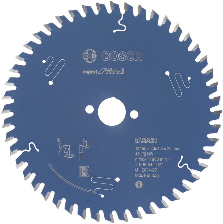 Bosch Kreissägeblatt Experte für Holz 150x20x2,6 1,6x24 t
