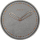 Nexttime Cross – Wanduhr – 35 cm – Polyresin – Grau