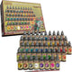 Der Army Painter SpeedPaint Mega Set 2.0 – 50 Acrylfarbe Smart Tropffläschchen – 18 ml Acryltinte Modellfarbe