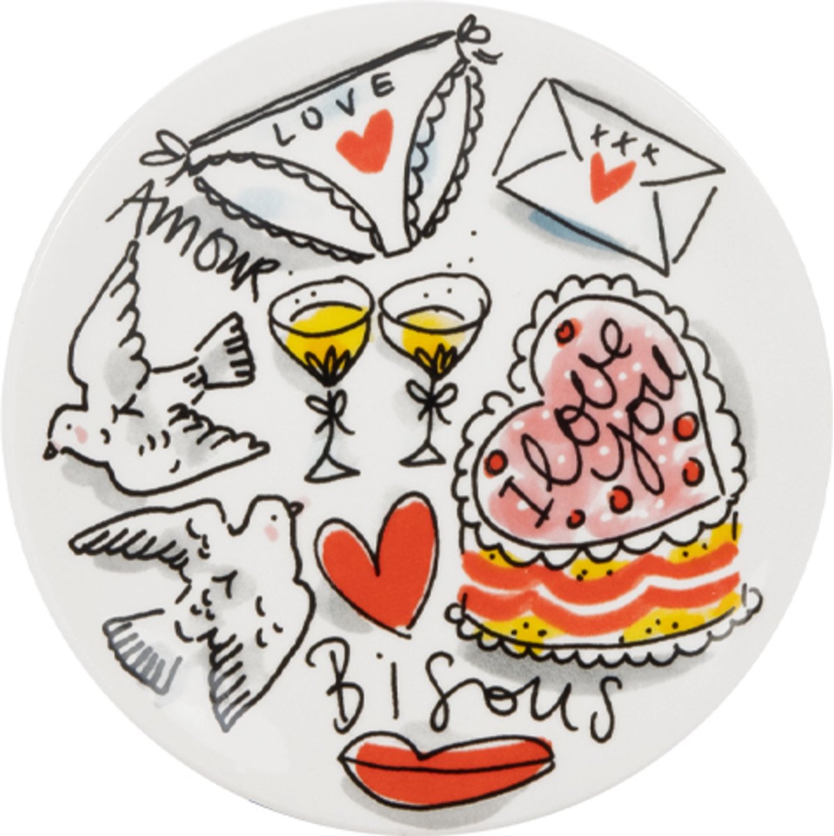 Blondes Amsterdam, Sonderangebote. Liebe: Petit Four 12 cm Bisous
