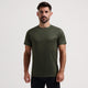 Rogelli Promo-Laufshirt Herren – kurze Ärmel – Armeegrün – 3XL