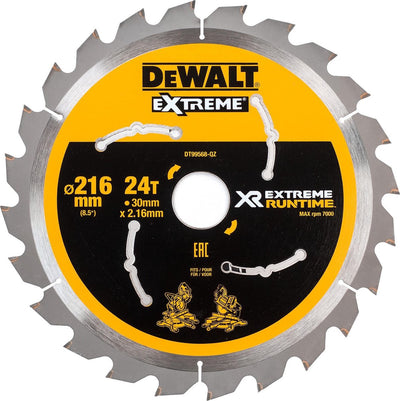 Dewalt Zubehör dt99568 xr Kreissägeblatt 216 x 30 mm 24 Zähne – dt99568-qz