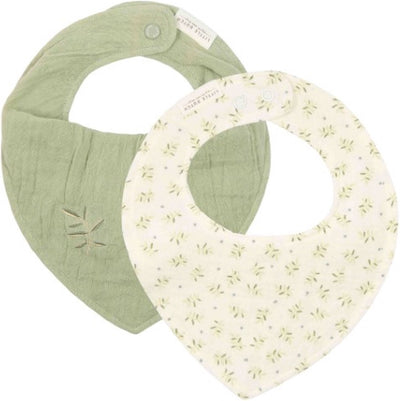 Little Dutch Bandana-Lätzchen – Größe – Sabberlätzchen für Jungen und Mädchen – Grün – Essentials