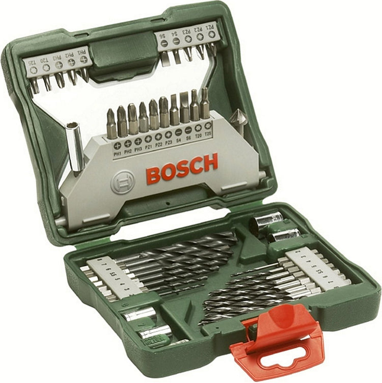 Bosch x-line Bohrerset – 43-teilig – mit Sechskantschaft-Holz- und HSS-Metallbohrern