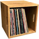 Music Box Designs Vinyl-Schallplattenbox aus Holz – geölte Eiche (7 Zoll)