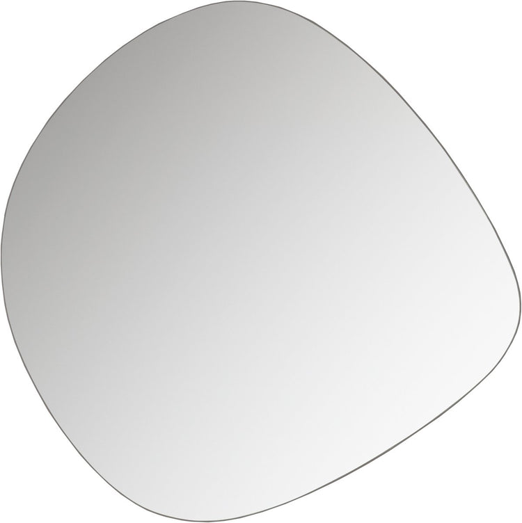 Woood Philou Spiegel – Glas Metall – Schwarz – 60 x 59 x 0,5