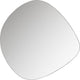 Woood Philou Spiegel – Glas Metall – Schwarz – 60 x 59 x 0,5