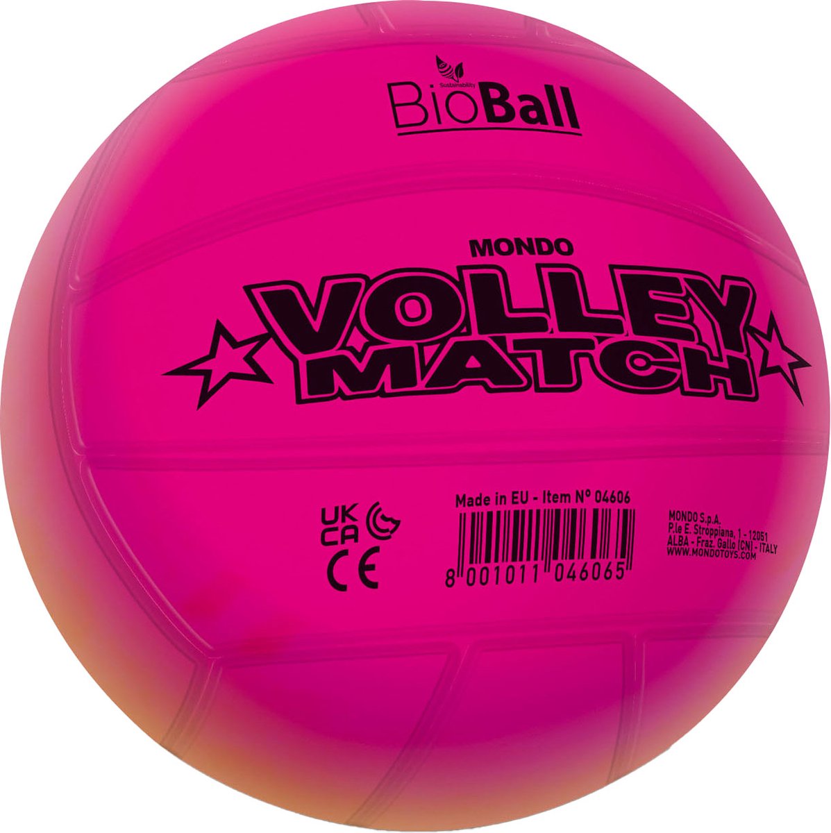 Mondo Volleyball Rainbow, 22 cm