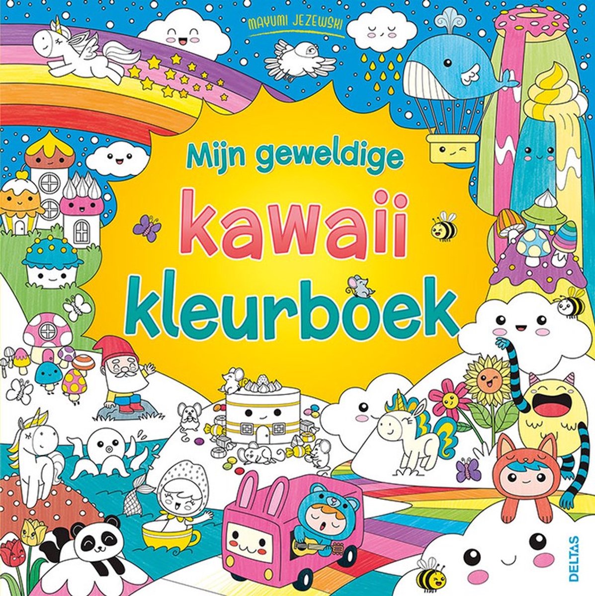 Deltas, mein tolles Kawaii-Malbuch