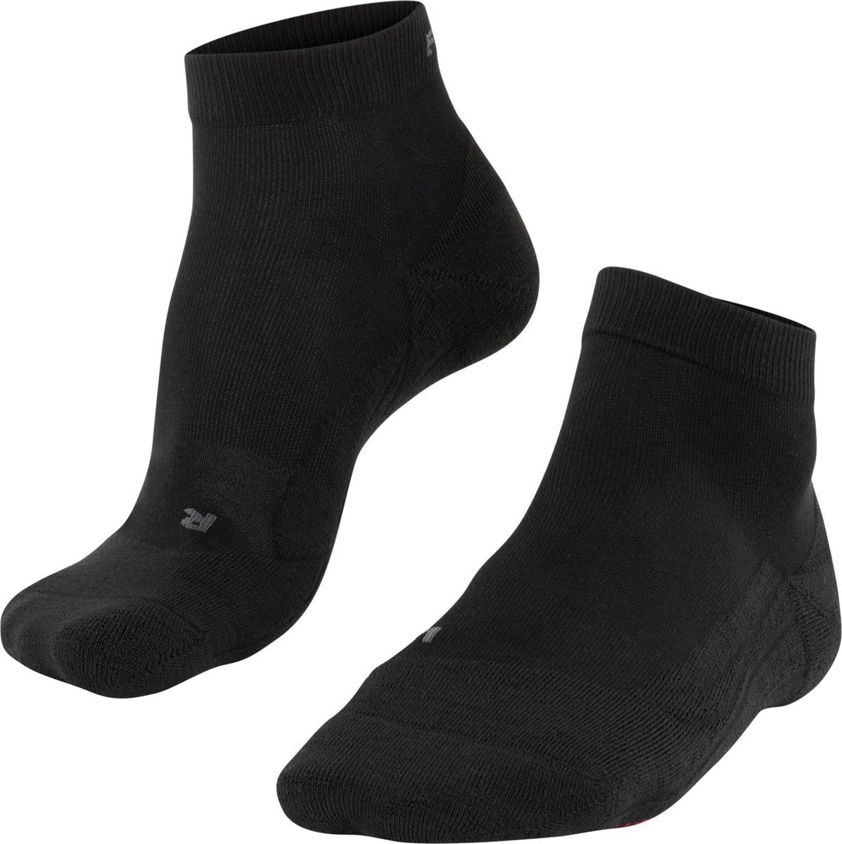Falke go2 kurze Anti-Blasen-Baumwoll-Funktionsmaterial-Golfsocken Herren Schwarz - Größe 46-48