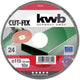 KWB 715824 Schleifpapier für Tellerschleifer Körnung (Anzahl) 24 (ø) 115 mm 10 Stück(e)