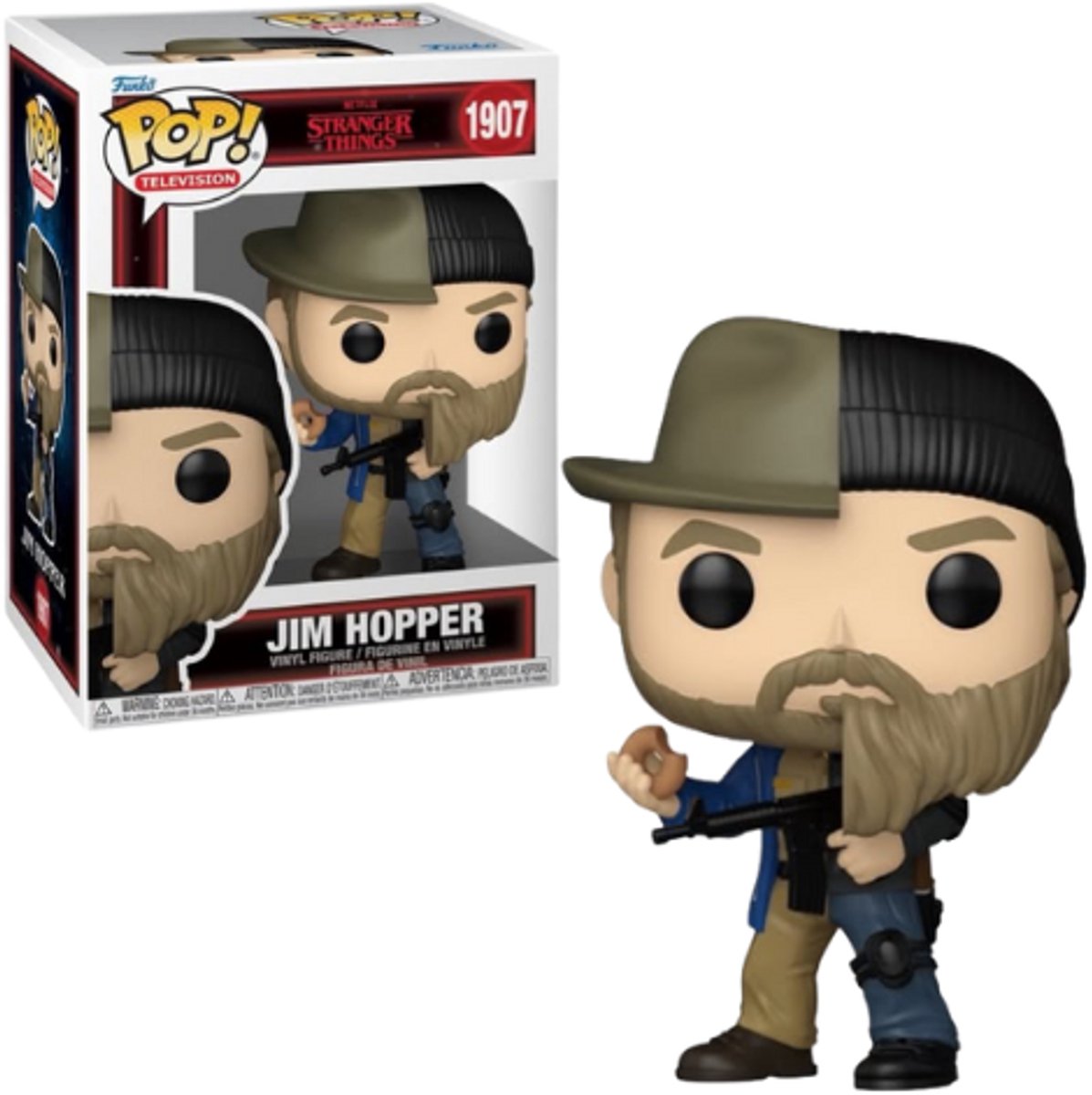 Funko-Pop! Fernsehen: Fremde Dinge – Jim Hopper (Split) #1907