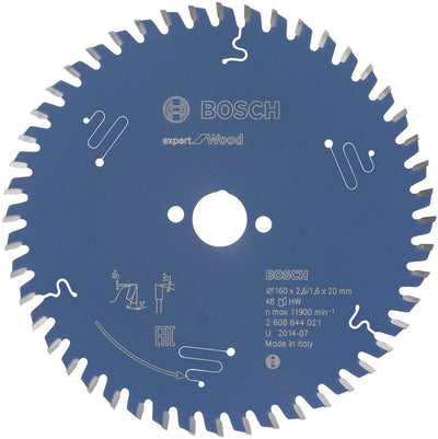 Bosch Kreissägeblatt Experte für Holz 150x20x2,6 1,6x24 t