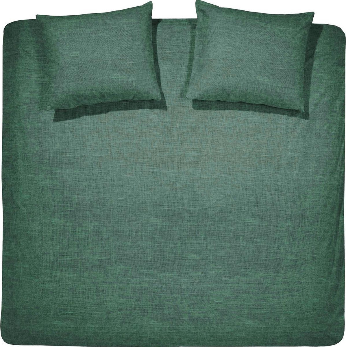 Cinderella Lyn Bettbezug – 2 Personen – Baumwolle – Twin extra breit – 260 x 200 x 220 cm – grün + 2 Kissenbezüge 60 x 70