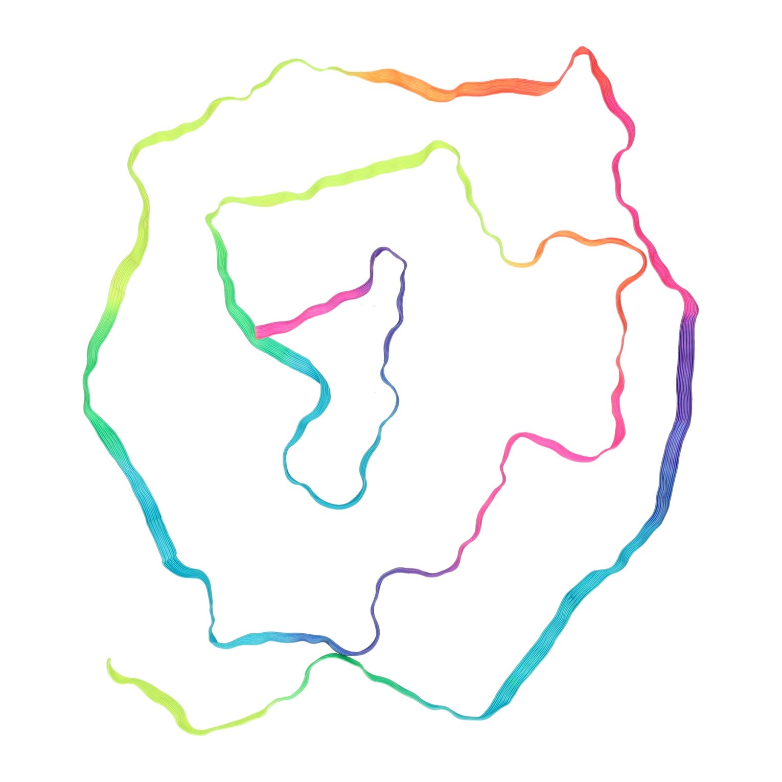 Regenbogenspringelastiek, 3 Meter