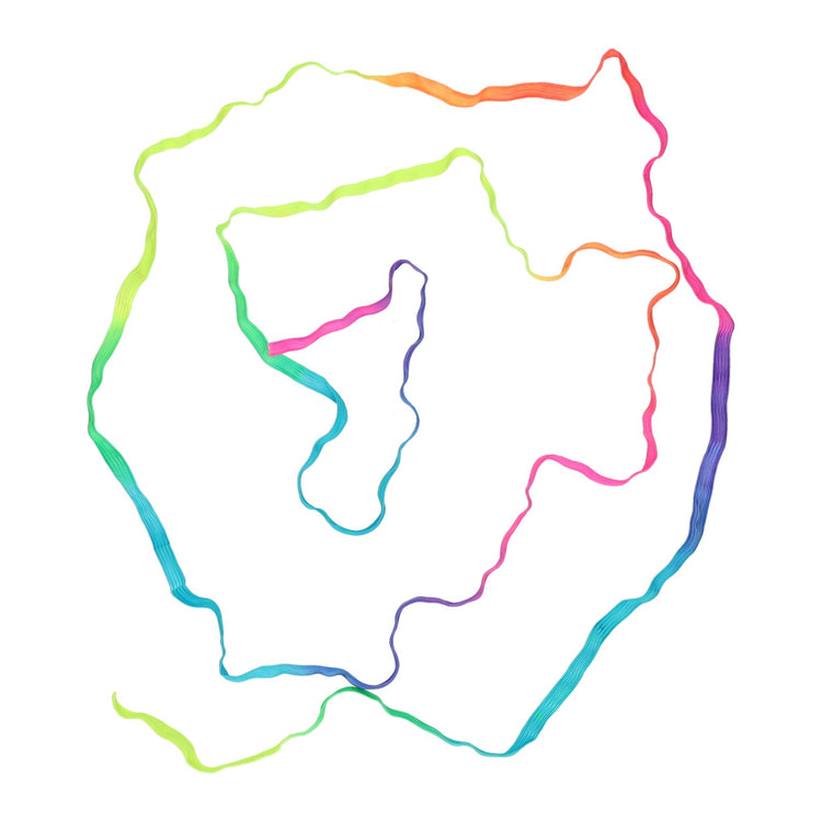 Regenbogenspringelastiek, 3 Meter