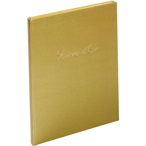 Gästebuch exacompta 4989e Goldkarton, PU, PVC