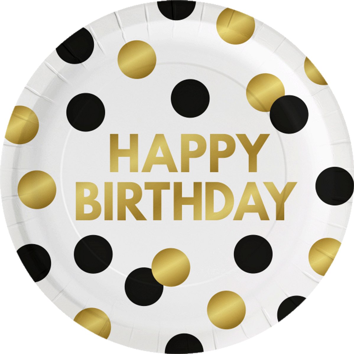 Feier der Papierträume! Teller - alles Gute zum Geburtstag