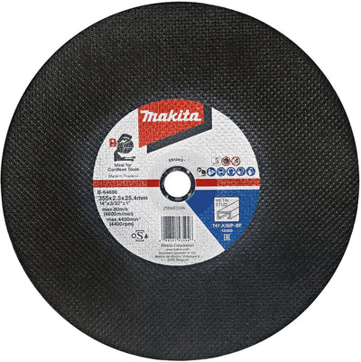 Makita b-64696-5 Trennscheibe 355 x 2,5 x 25,4 mm A36P 5 Stück für Stahl