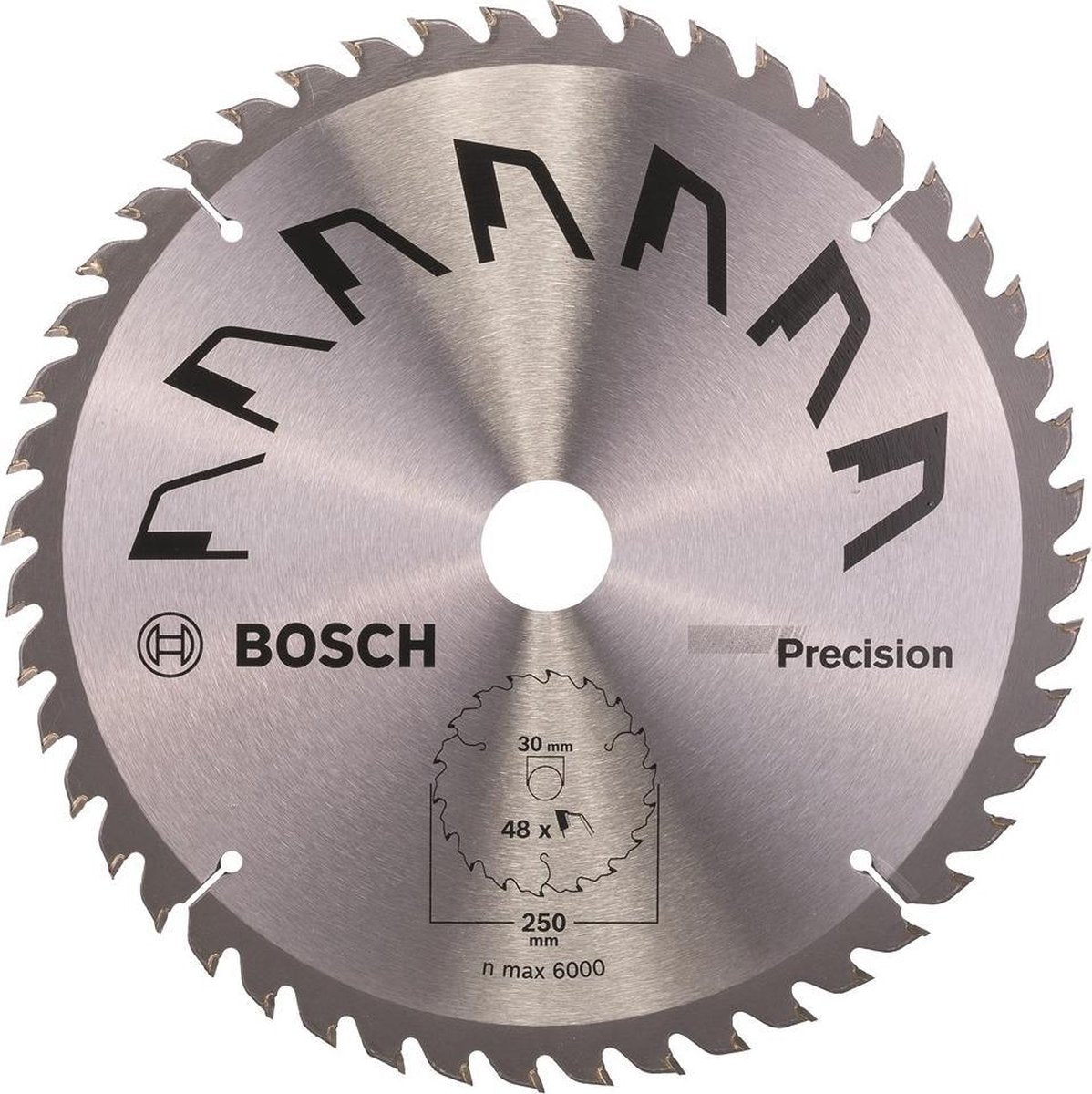 Bosch - Präzisionskreissägeblatt 250 x 30 x 3,2 mm, 48