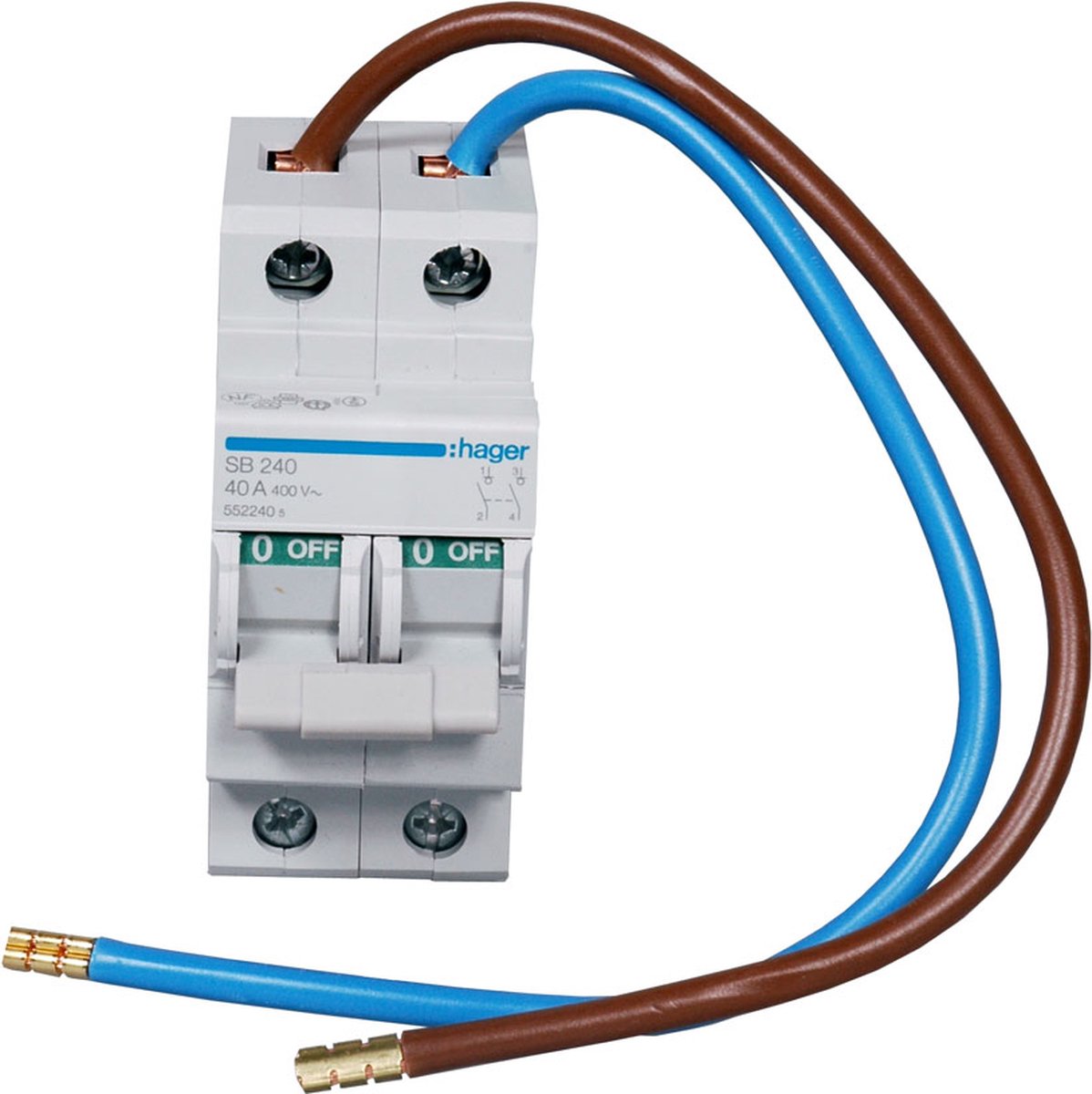 Hager Vision Einbauschalter modular – VK10SH – E2Z6M