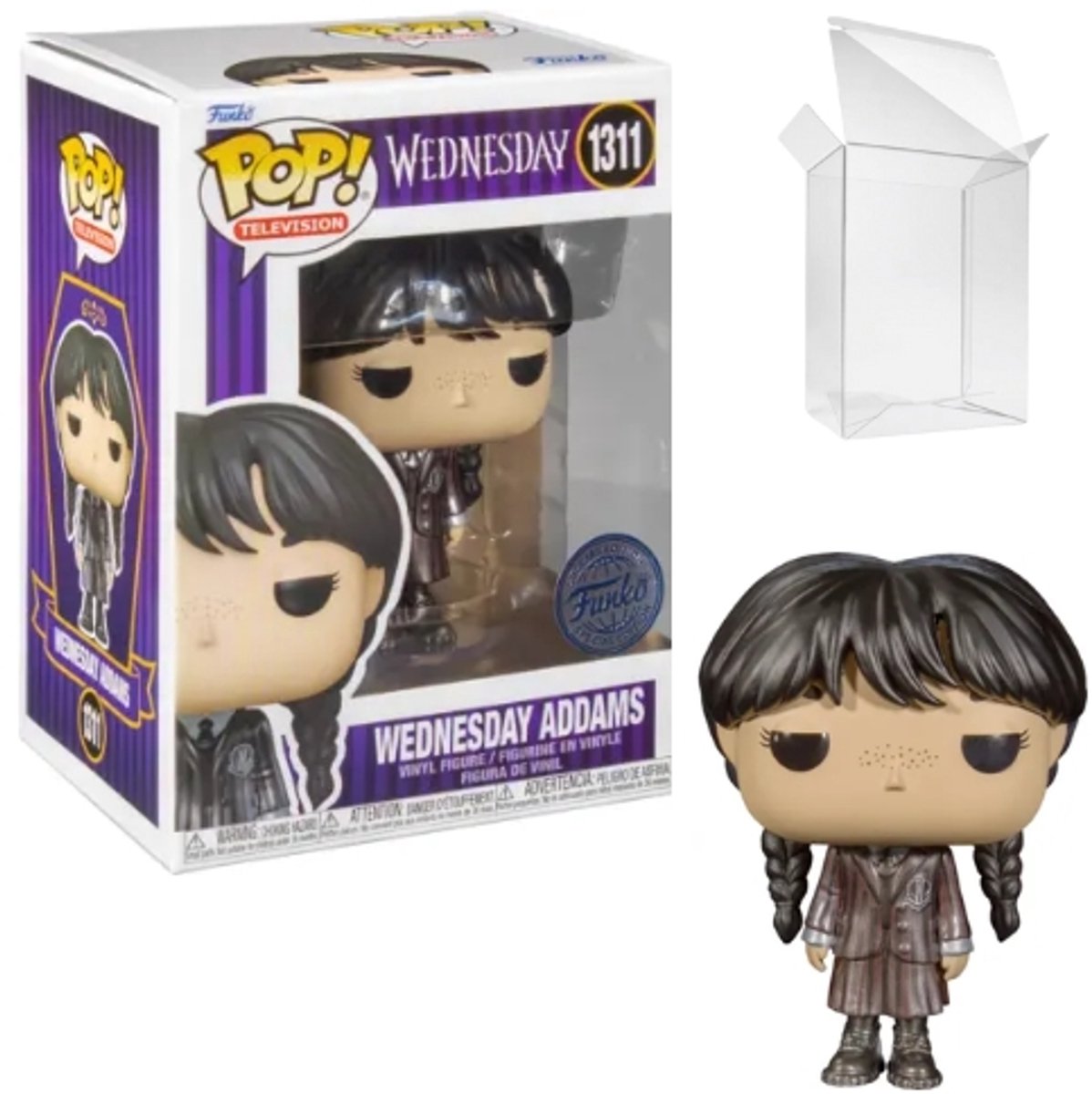 Funko-Pop! TV: Mittwoch – Mittwoch Addams Metallic (exklusiv)