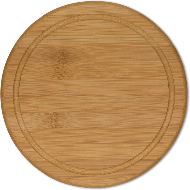 Kela Schneidebrett rund 25 cm, Bambus - | Katana