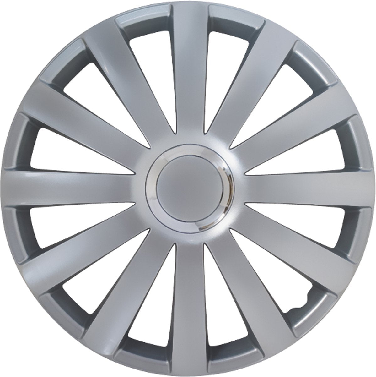 Gorecki Carpoint Radkappen Spyder Pro 13 Zoll ABS Silber 4er-Set