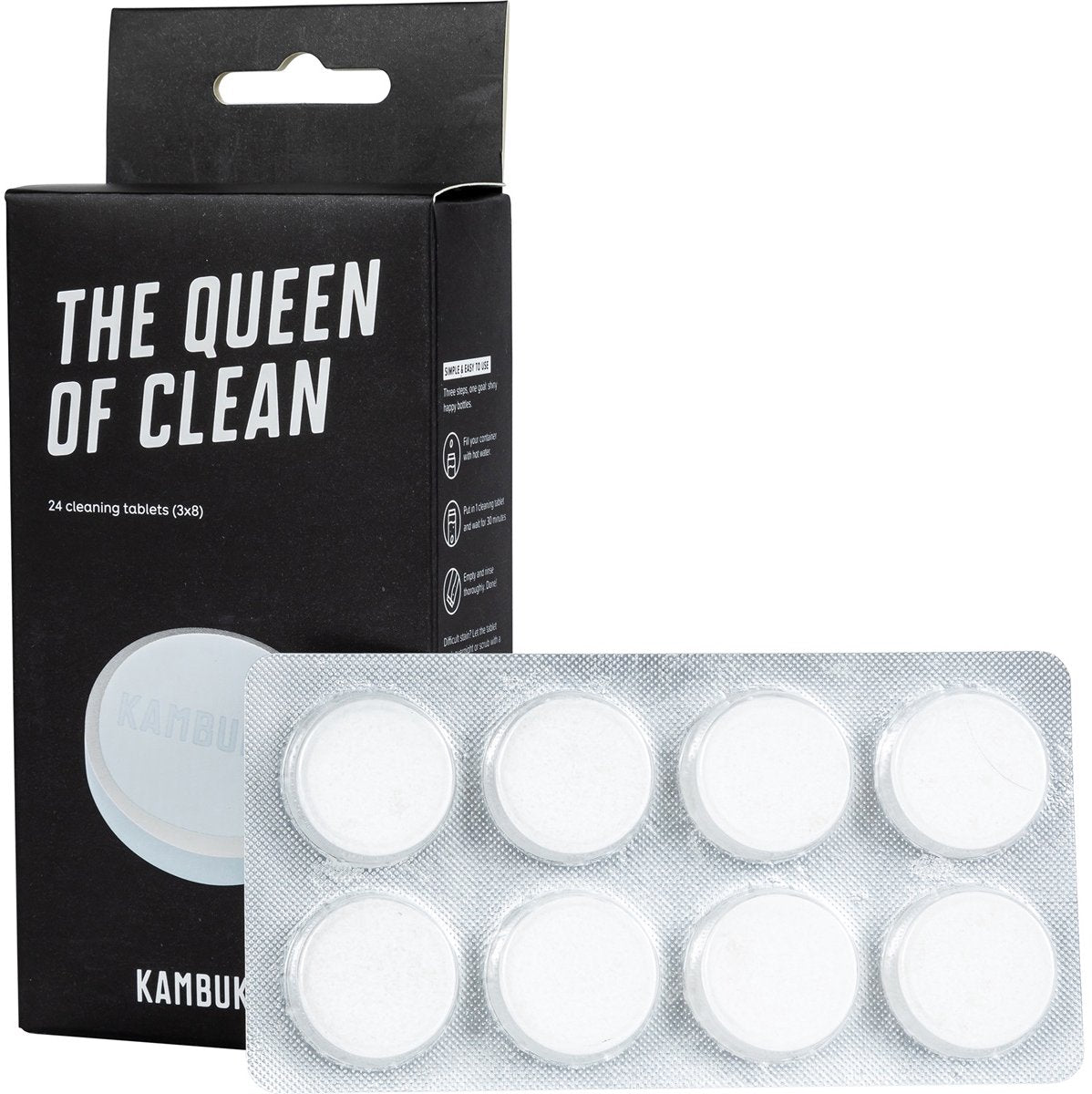 Kambukka Queen of Clean (3x8 Stück) teilweiß